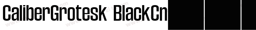 CaliberGrotesk BlackCn字体转换